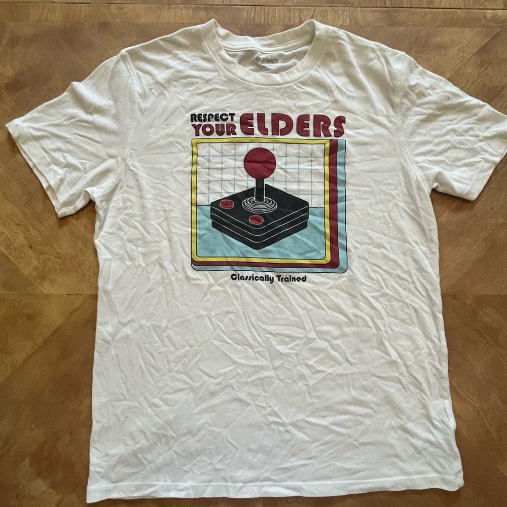 Old Navy Cream Short Sleeve Tee – Size M